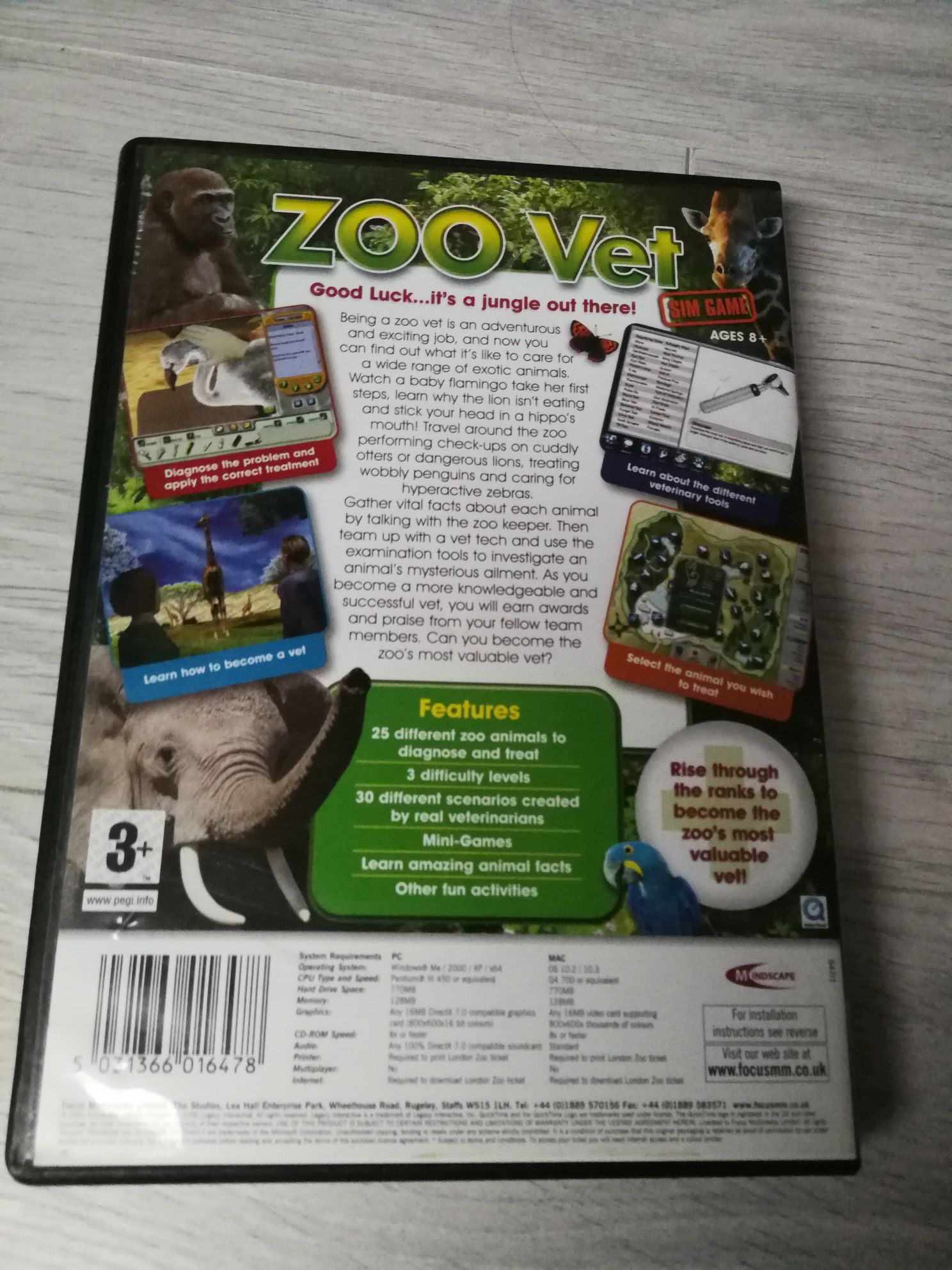 Zoo Vet ENG Weterynarz Zwierząt PC