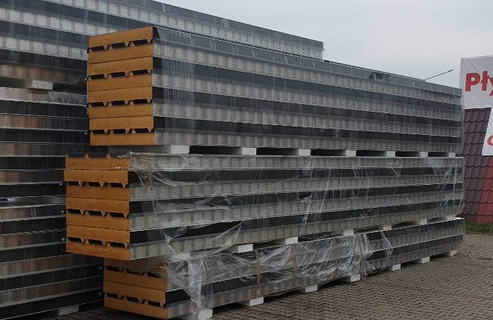 płyta dachowa BALEXTHERM PIR D.100.1000 srebrna - OBORNICKA