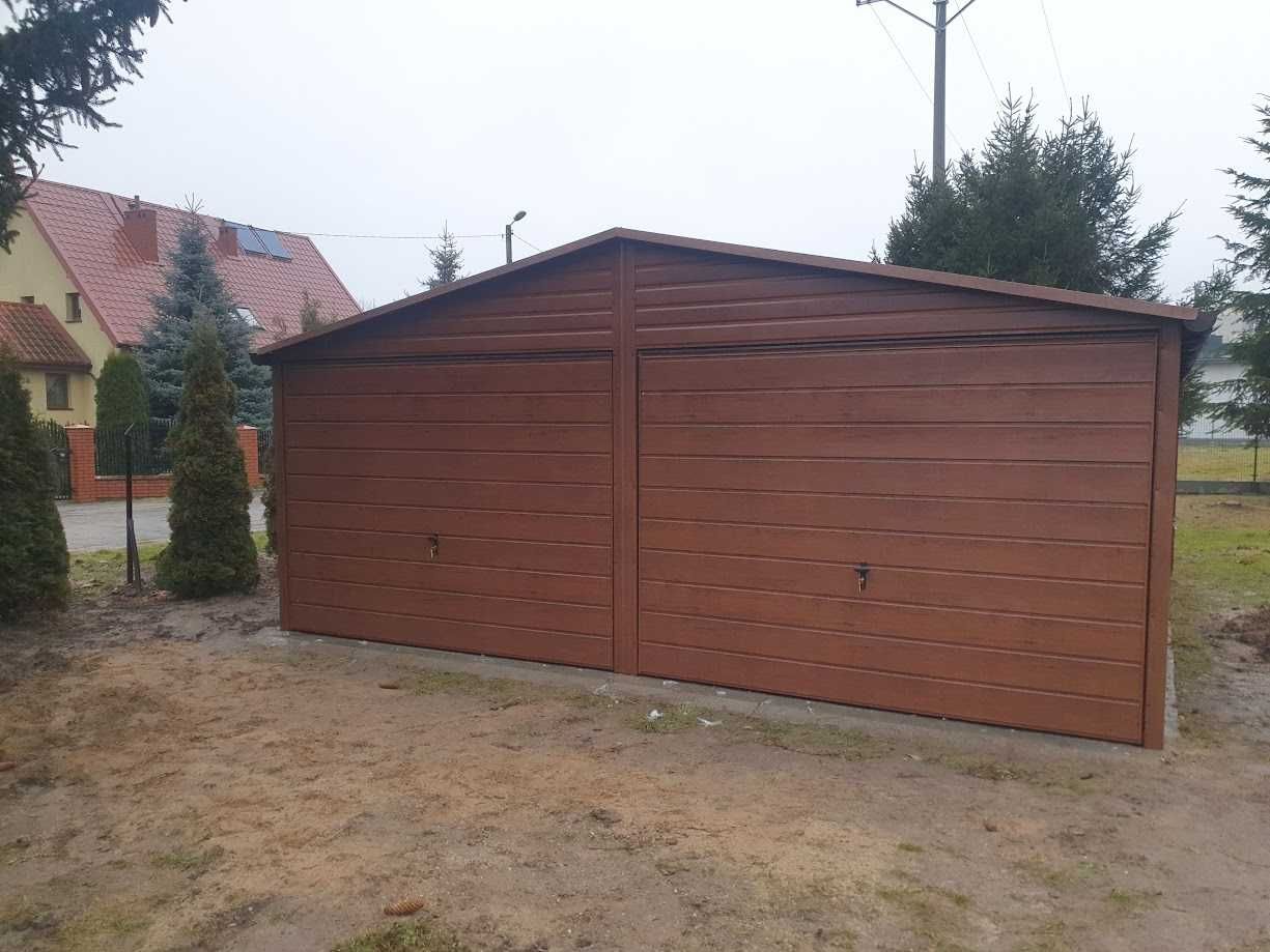 Garaże blaszane, blaszak, konstrukcja stalowa, magazynek 3x5, ocynk