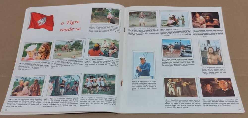 Caderneta Cromos Sandokan Completa