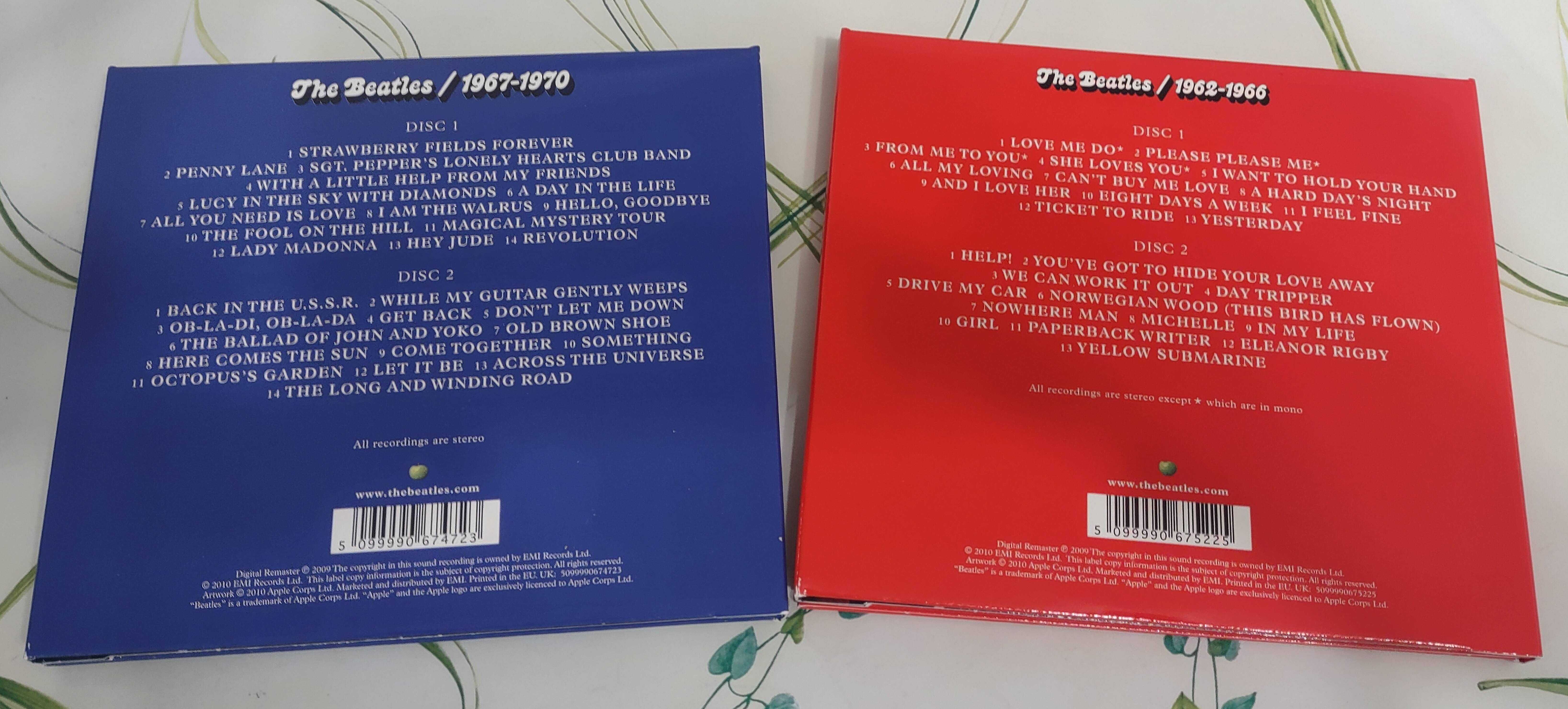 The Beatles - Red Album + Blue Album - 2 x 2CD - 2009 -nowe, bez folii