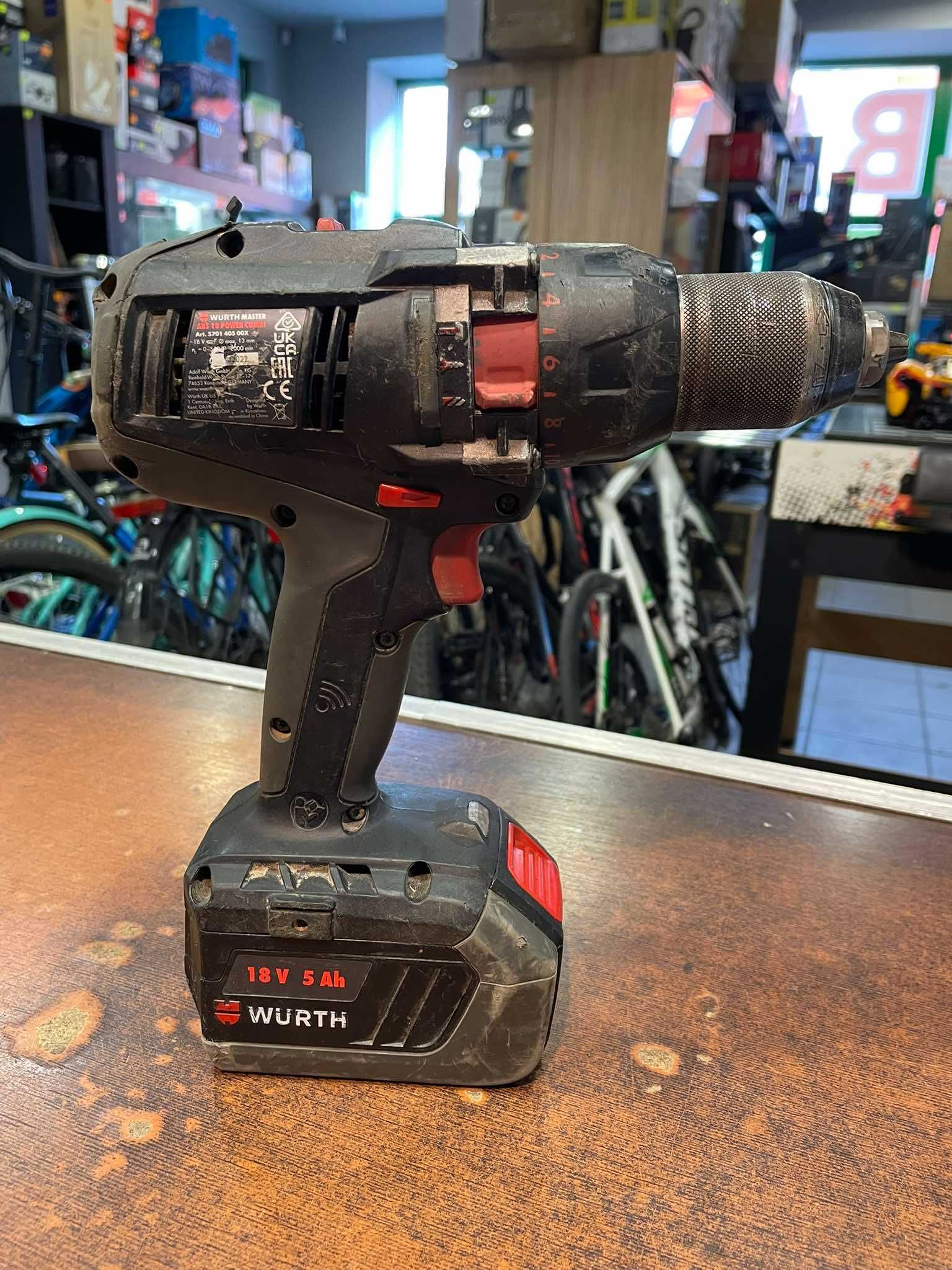 WURTH Wiertarko-wkrętarka ABS 18 POWER COMBI + Akumulator 18V 5Ah