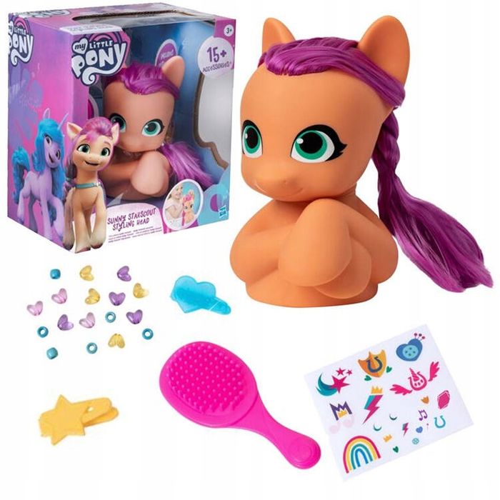My Little Pony Kucyk Sunny Starscout Głowa Do Czesania Akcesoria