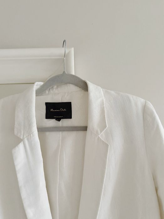 Massimo Dutti Lniana Marynarka