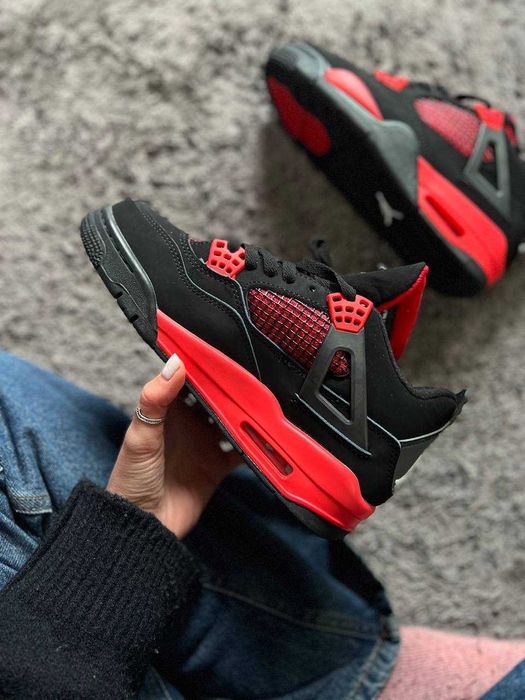 Мужские кроссовки Nike Jordan Retro 4 "Сrimson Red Thunder"