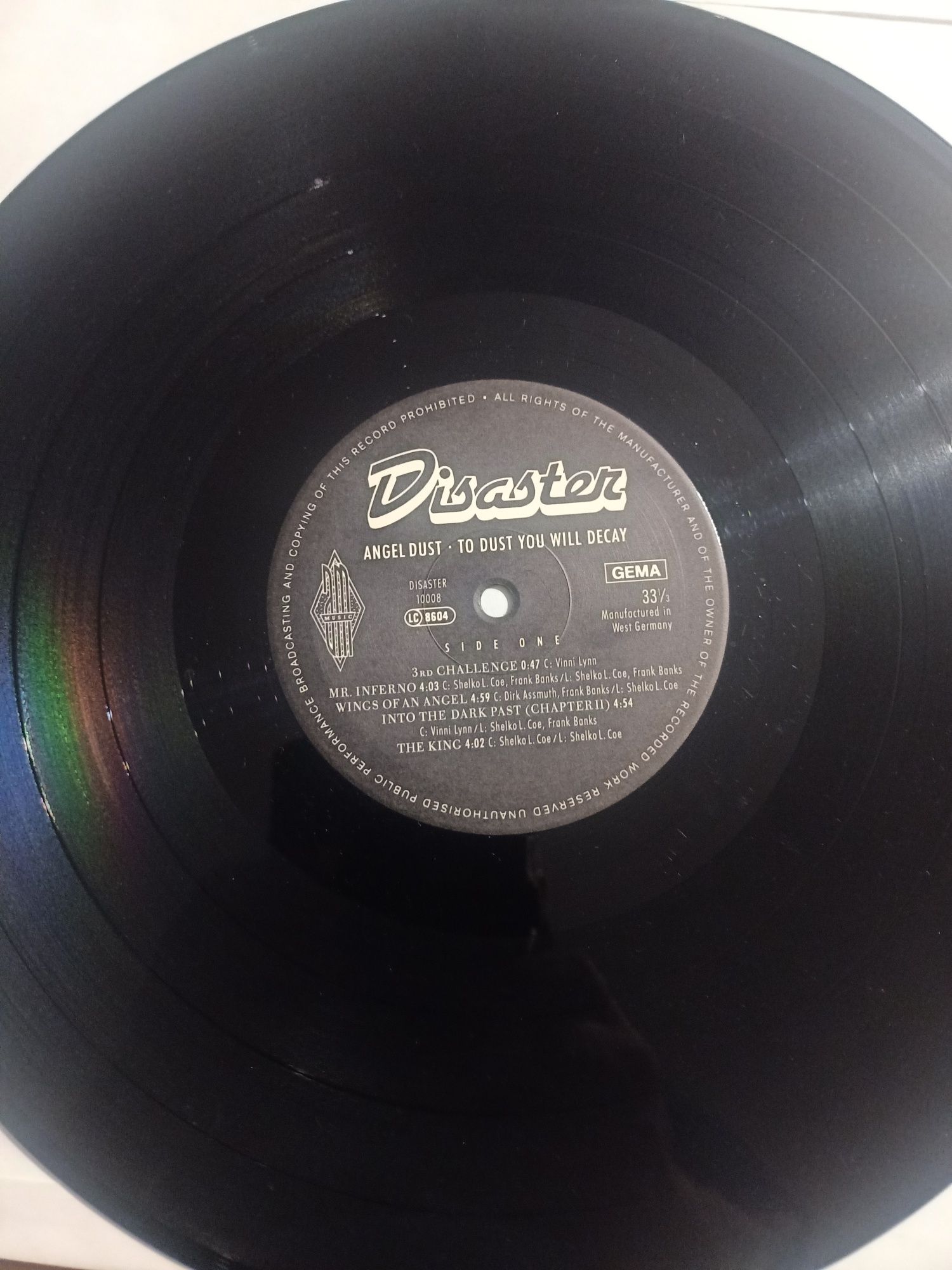 Disco vinil Angel Dust