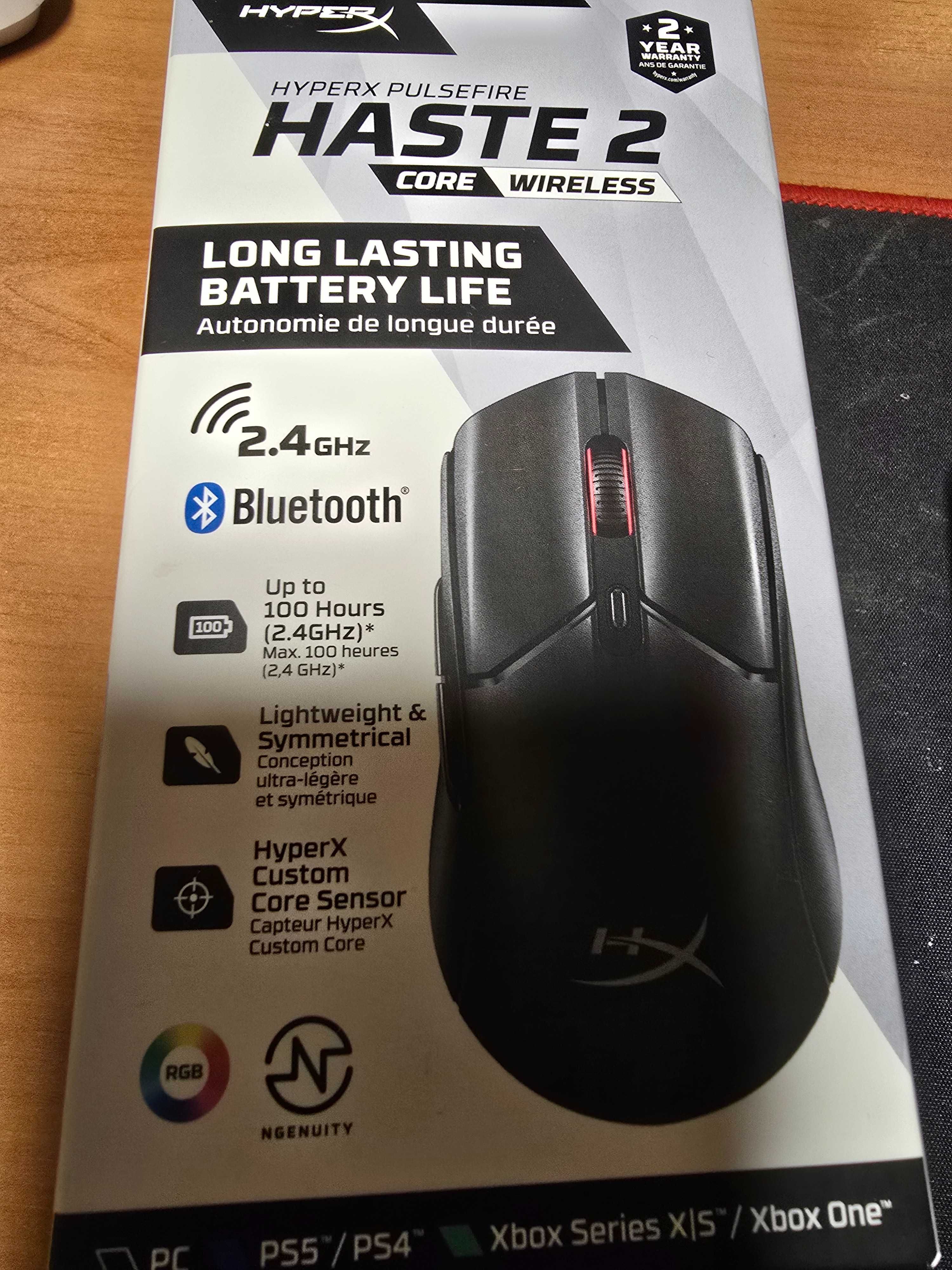 Rato Óptico HyperX Pulsefire Haste 2 Core Wireless/Bluetooth 3200DPI