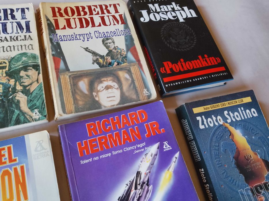 Zestaw  powieści, sensacja, thriller