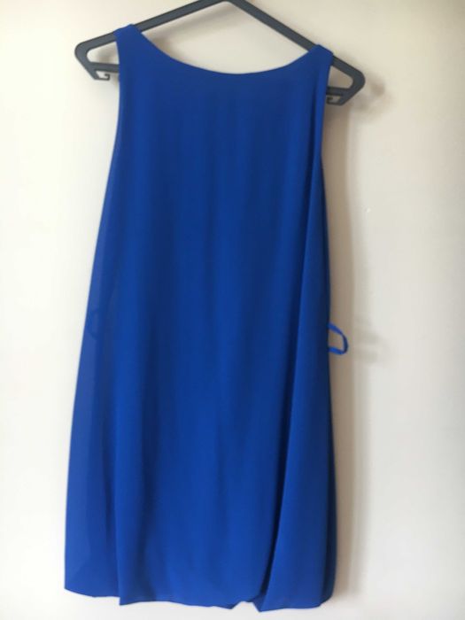 Vestido azul semi-formal