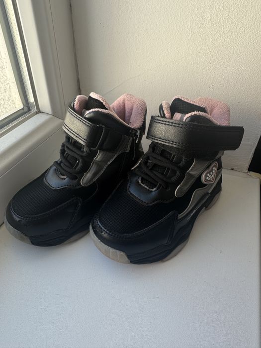 Демі ботинки на флісі для дівчинки