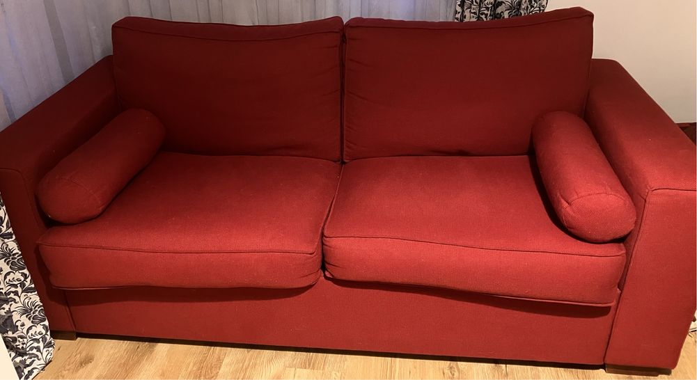 Sofa dwuosobowa stelaż włoski - do spania codziennego