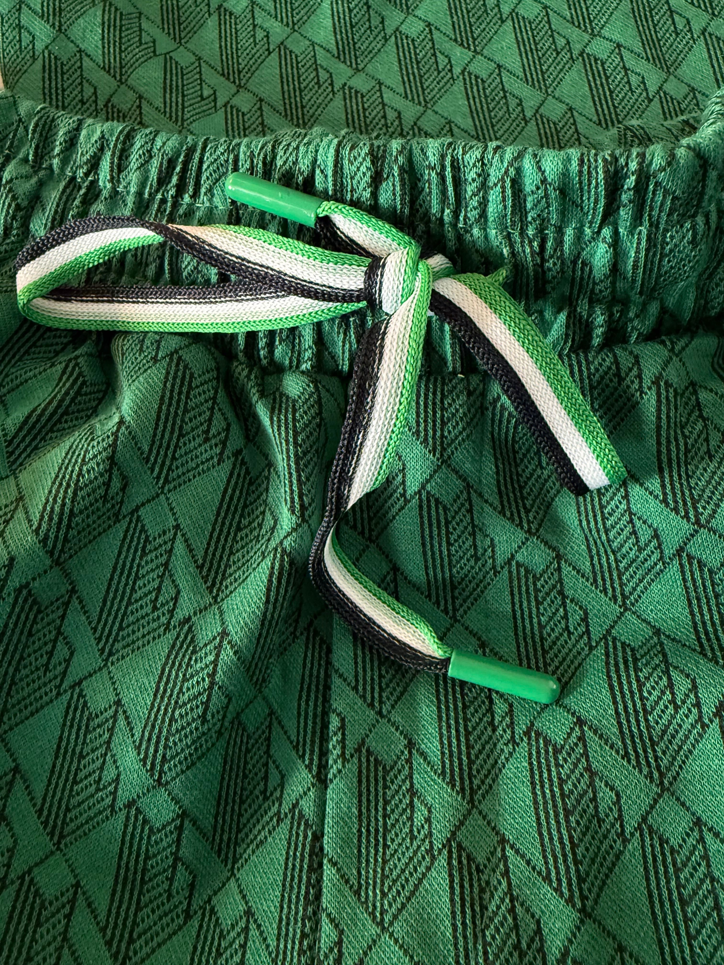 Nowy dres Lacoste Monogram green