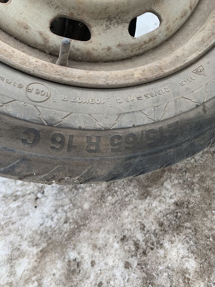 Резина диски 215/65r16 C газ газель волга