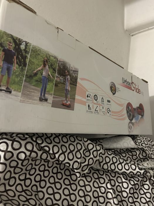 Hoverboard usado e guardado