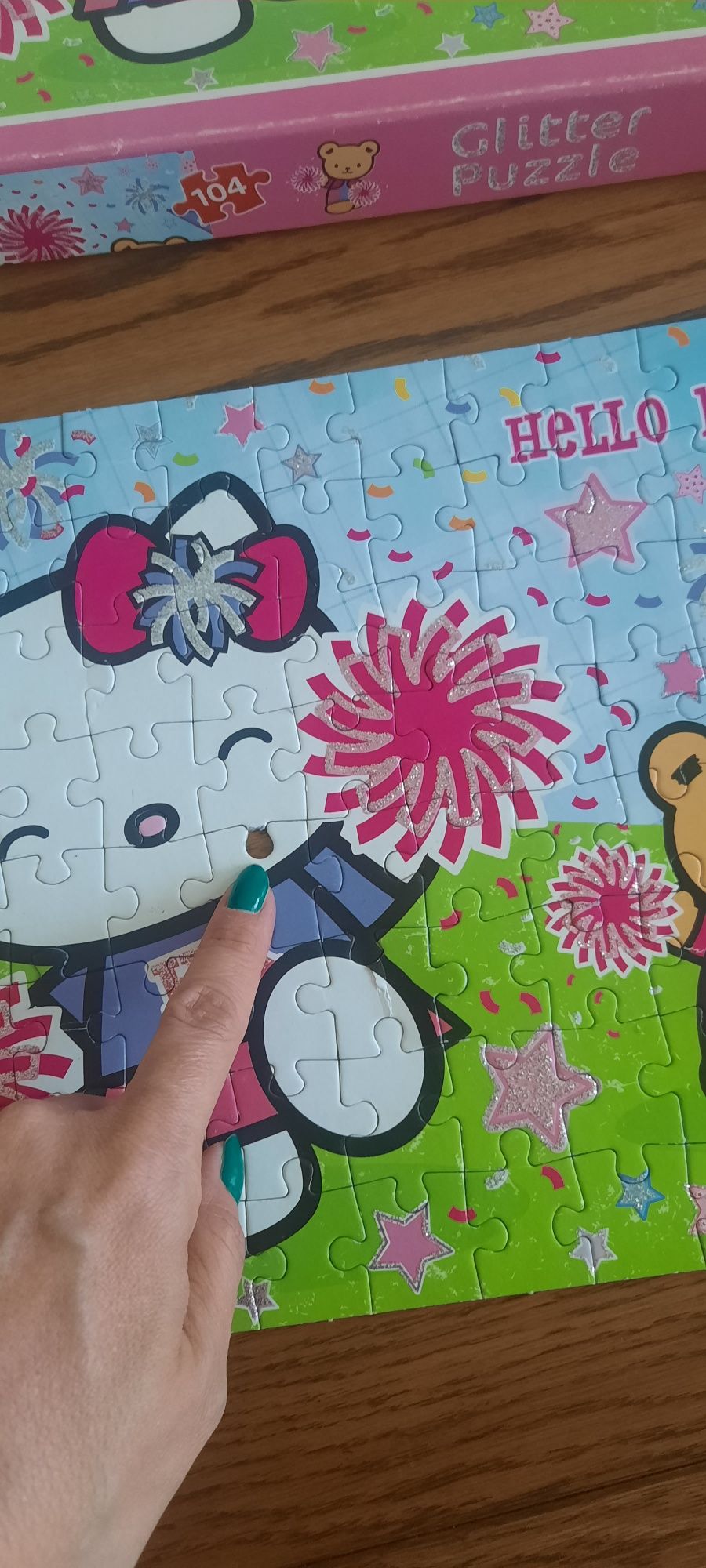 Puzzle 6 lat 104 elementy Hello Kitty