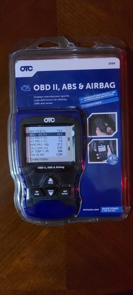 Диагностический сканер авто OTC 3209 OBD II (OBD II, ABS, Airbag)