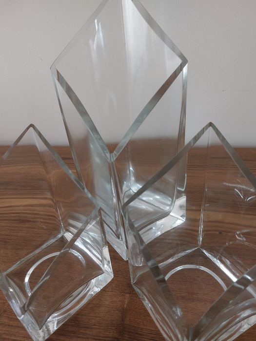 Conjunto de 3 peças de vidro