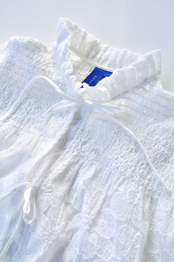 Résumé Nowa biała sukienka oversize