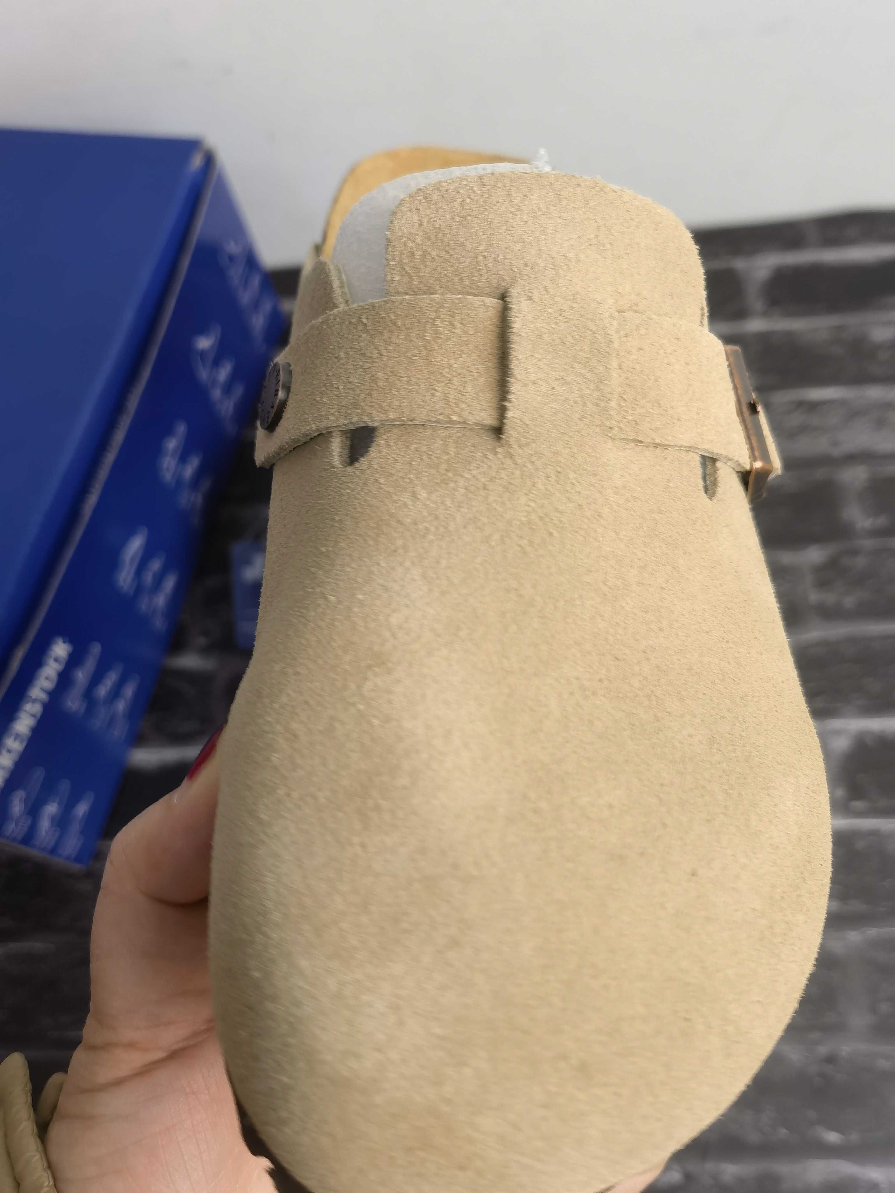 Nowe buty, klapki damskie Birken, rozmiar 38