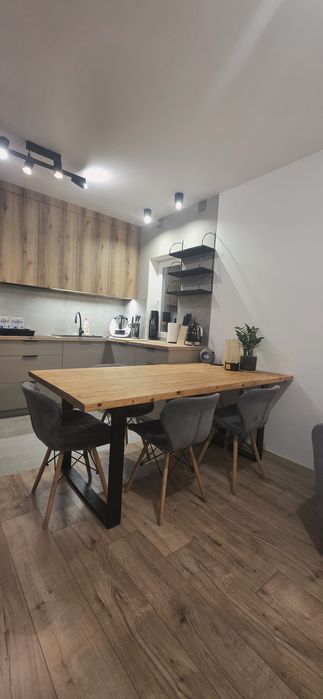 Stól loftowy 189cm x 96cm , lite drewno