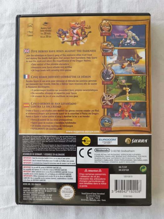 Spyro : A hero's tail [Nintendo Game Cube, 2004] Complete | Authentic
