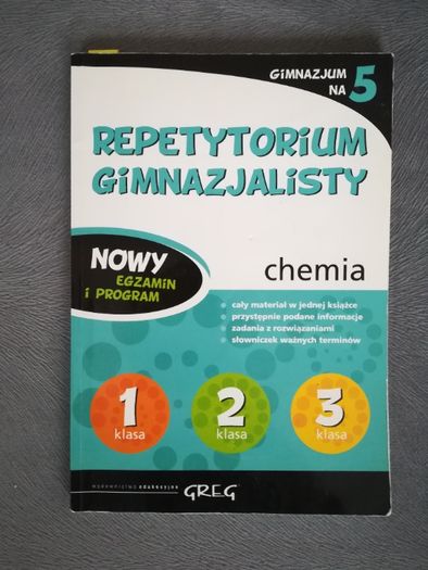 Repetytorium gimnazjalisty chemia greg