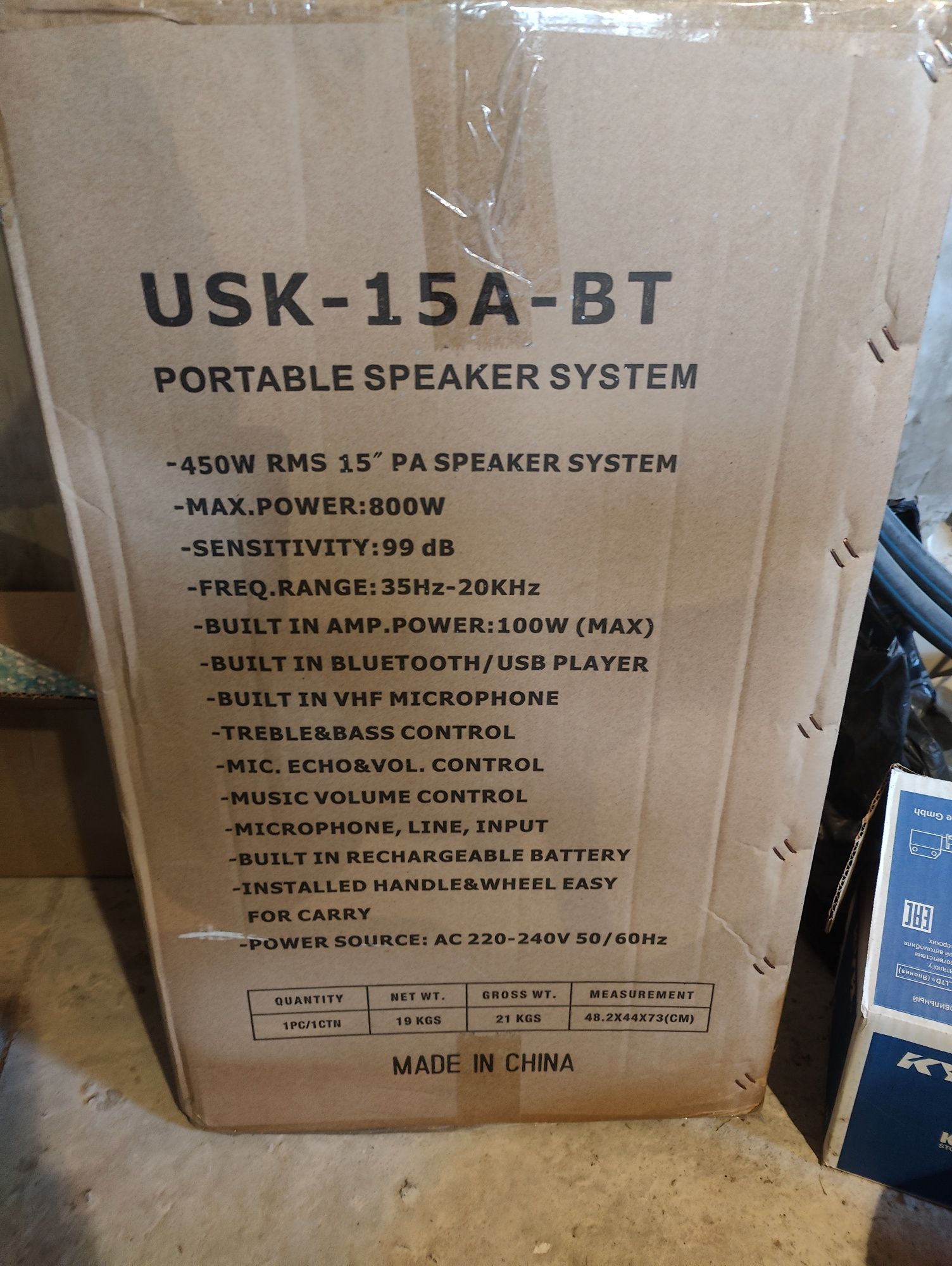 Портативна колонка акустика HL audio USK15A BT/USB