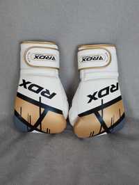 Боксерские перчатки RDX Rex Leather Gold 12 унций