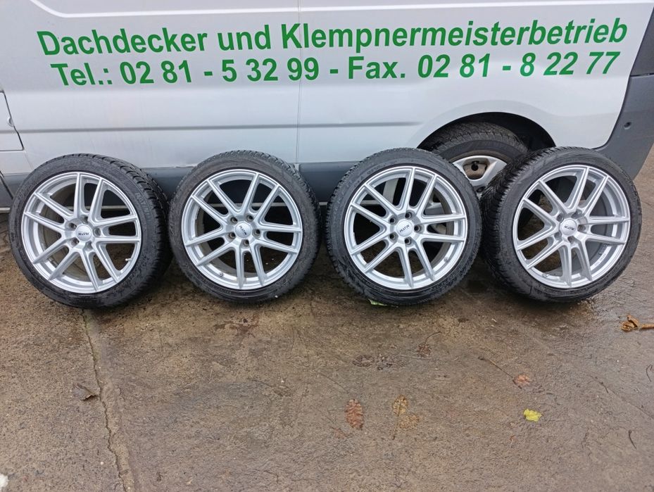 VW Audi Mercedes felgi Anzio 18 cali 5 x 112 ładny stan z Niemiec