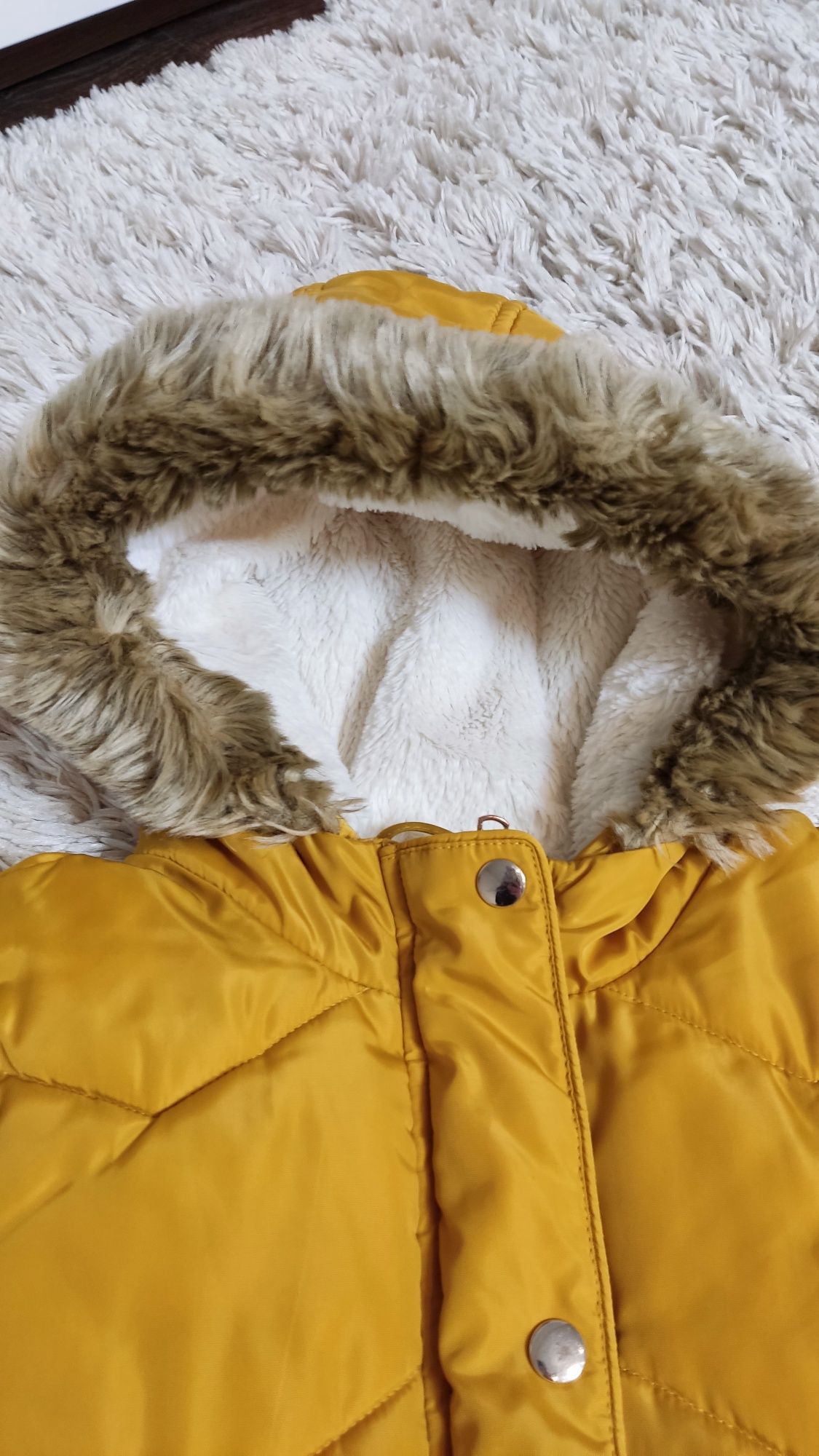 Parka Kurtka zimowa na misiu F&F r. 110/116