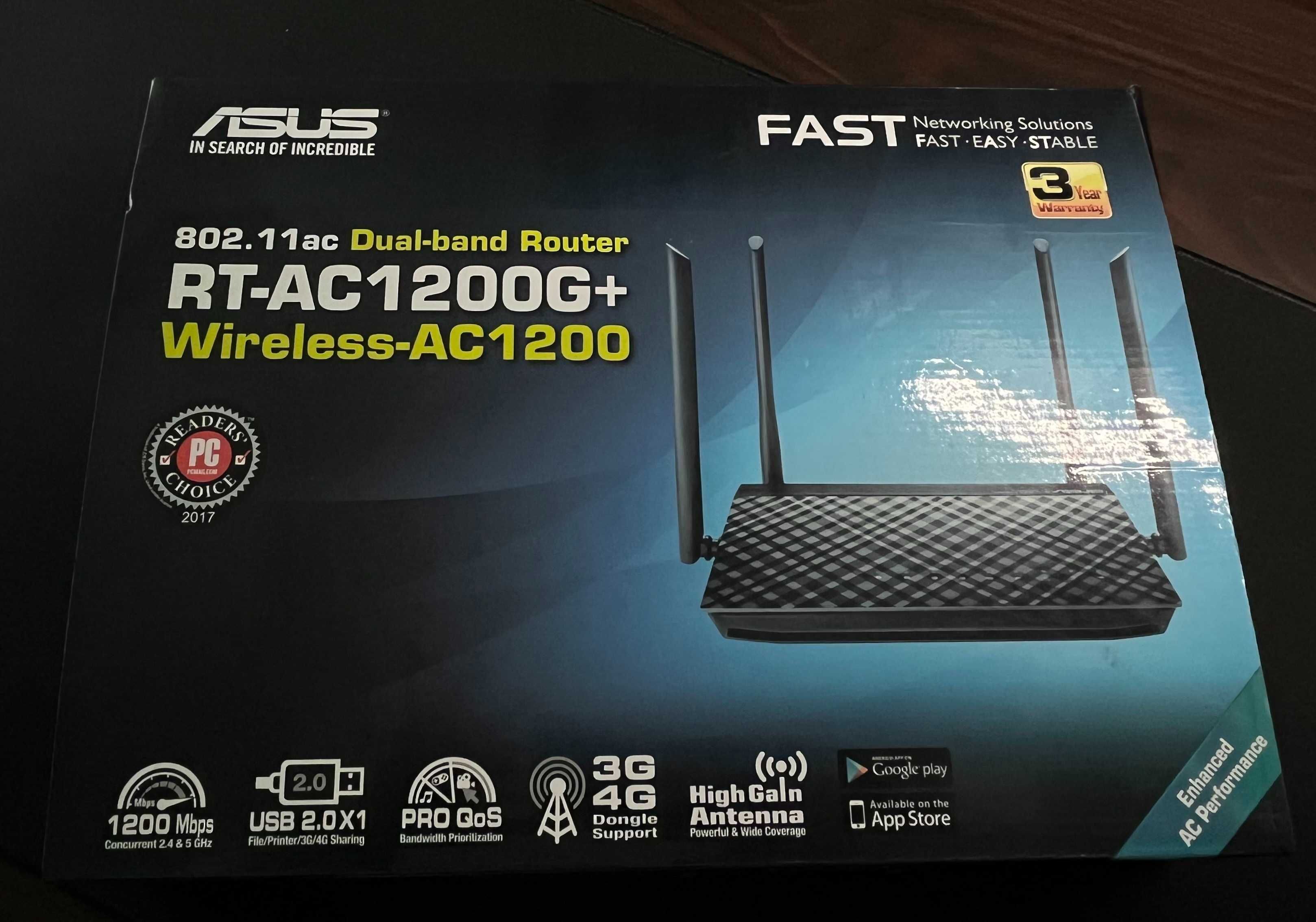 Router Asus RT-AC 1200G+