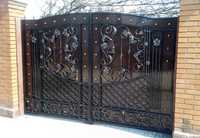 Ворота. Ворота ковані. Ворота металеві. Ворота металеві ковані.