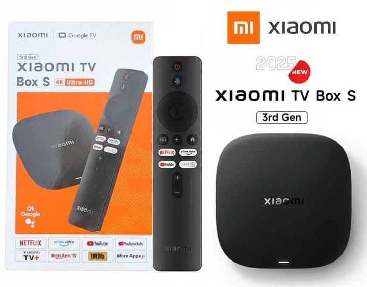 Смарт ТВ Приставка Xiaomi Mi Box S 4K 3nd Gen