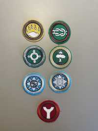 Emblemas/ insignias/ distintivos de progresso escuteiros