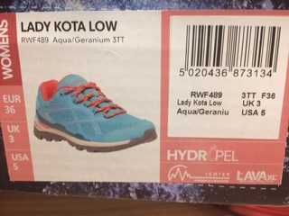 REGATTA LADY KOTA LOW buty półbuty trekkingowe niskie rozm. 36