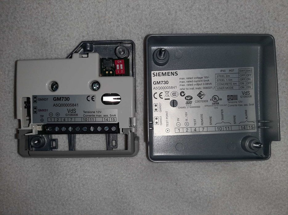 Detetor sismico GM730 (para cofre forte)