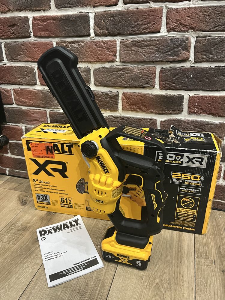 DEWALT DCCS623B бесщеточная аккумуляторная цепная пила