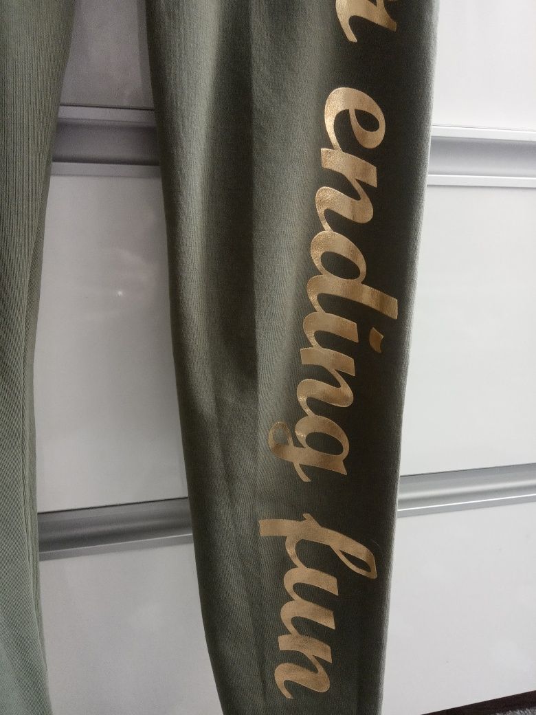 Legginsy H&M XS khaki