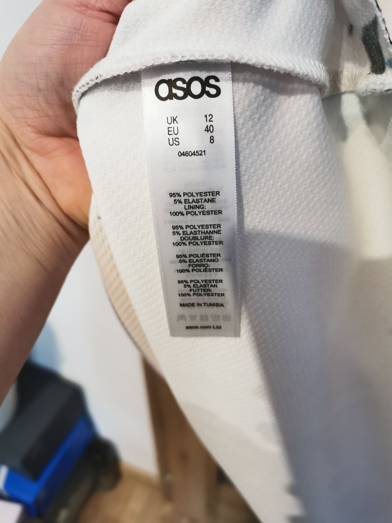 Wieczorowa sukienka elegancka Asos 40