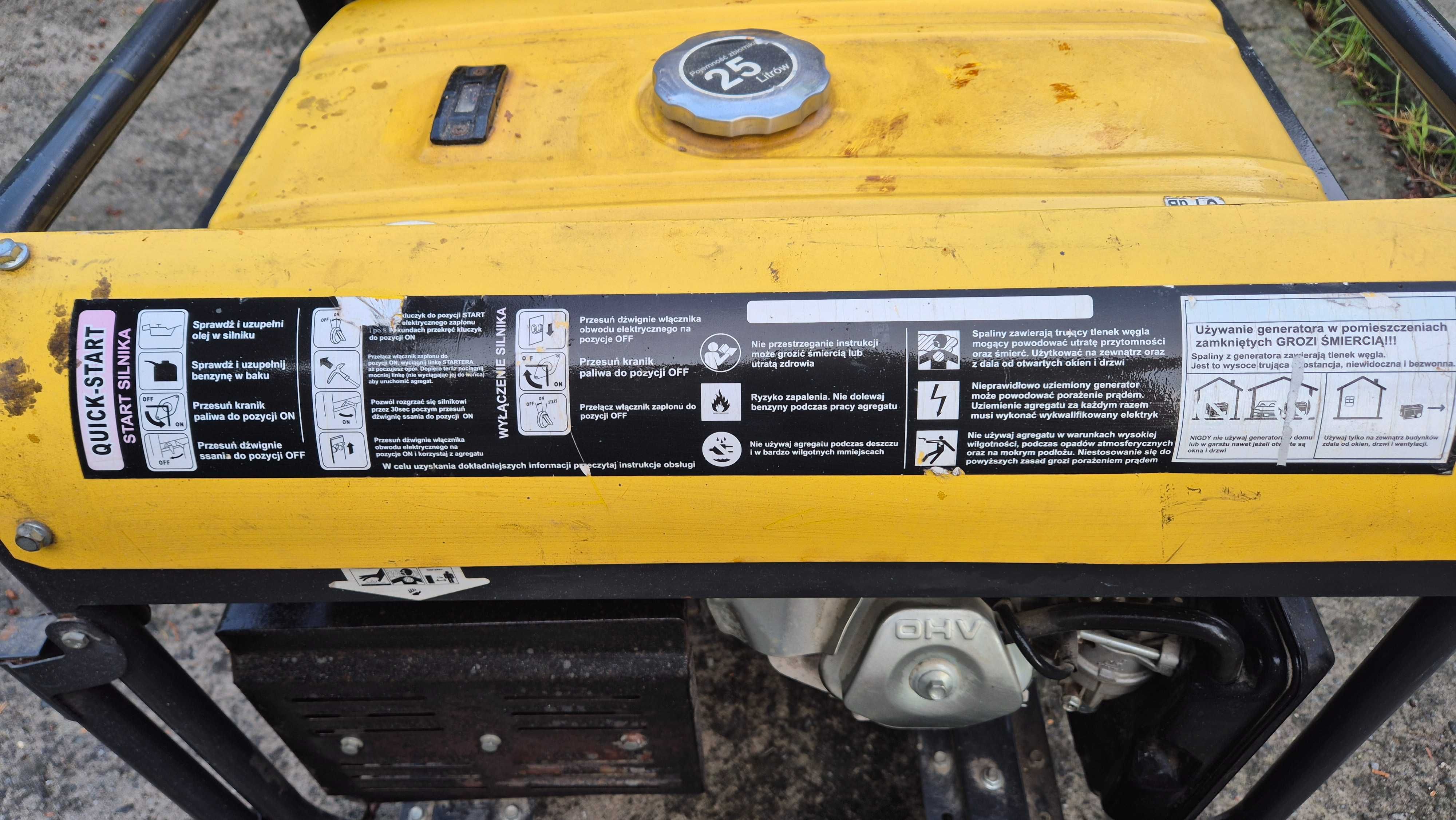 Agregat prądotwórczy K-AP8700A 7,2 KW