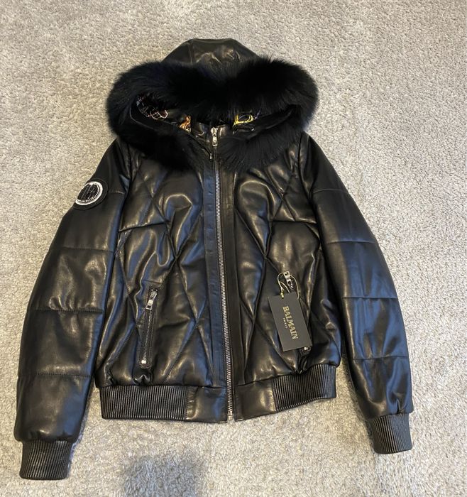 Sprzedam kurtkę ze skóry naturalnej BALMAIN.