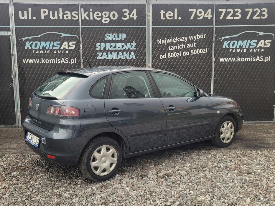 Seat Ibiza 1.4B 75KM 2006r * el szyby klima tempomat * TORUŃ
