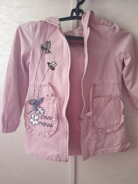 Модная хлопковая парка-ветровка