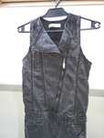 Kombinezon jeans, elastyczny, w kolorze czarnym/szarym, rozmiar 36-38