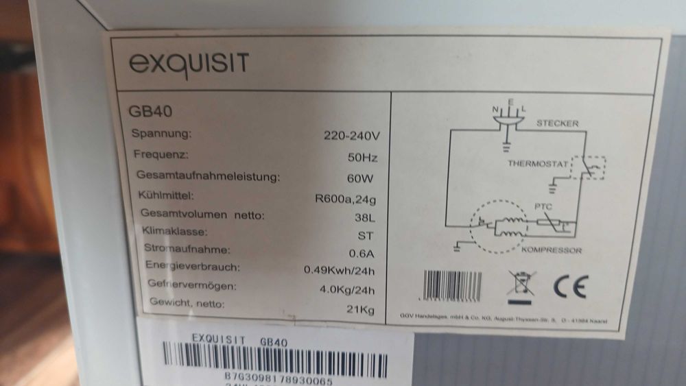 Zamrażarka mała Exquisit