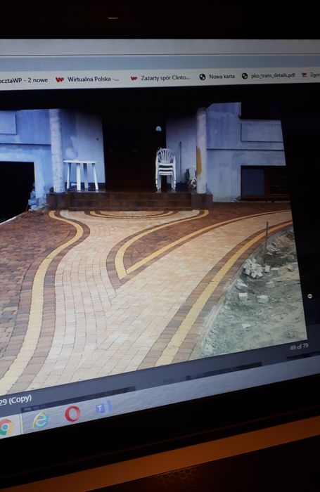 usługi brukarrskie , układanie kostki brukowej