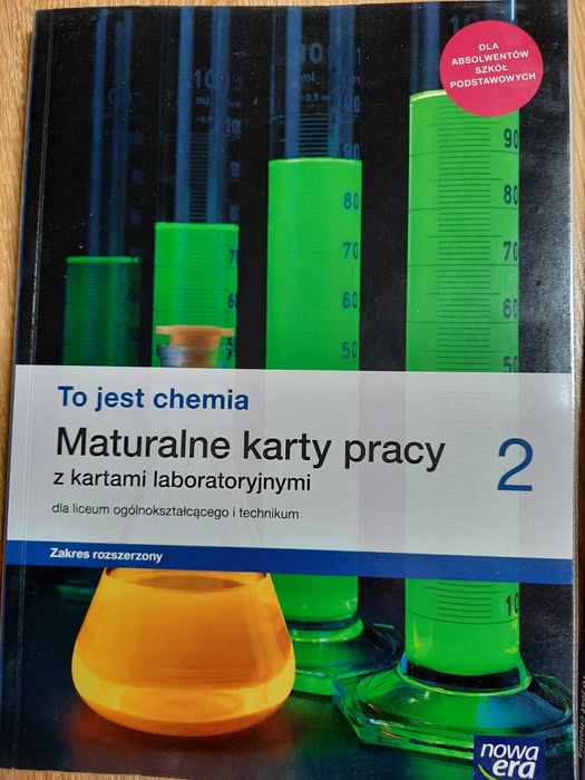 To jest chemia 2 maturalne karty pracy zakres rozszerzony 
Posiadam j