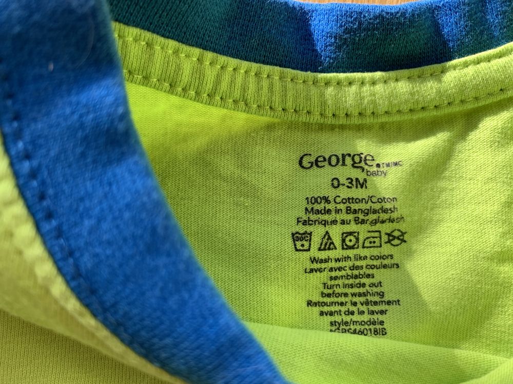 T-shirt koszulki 0-3m Primark George Gymboree