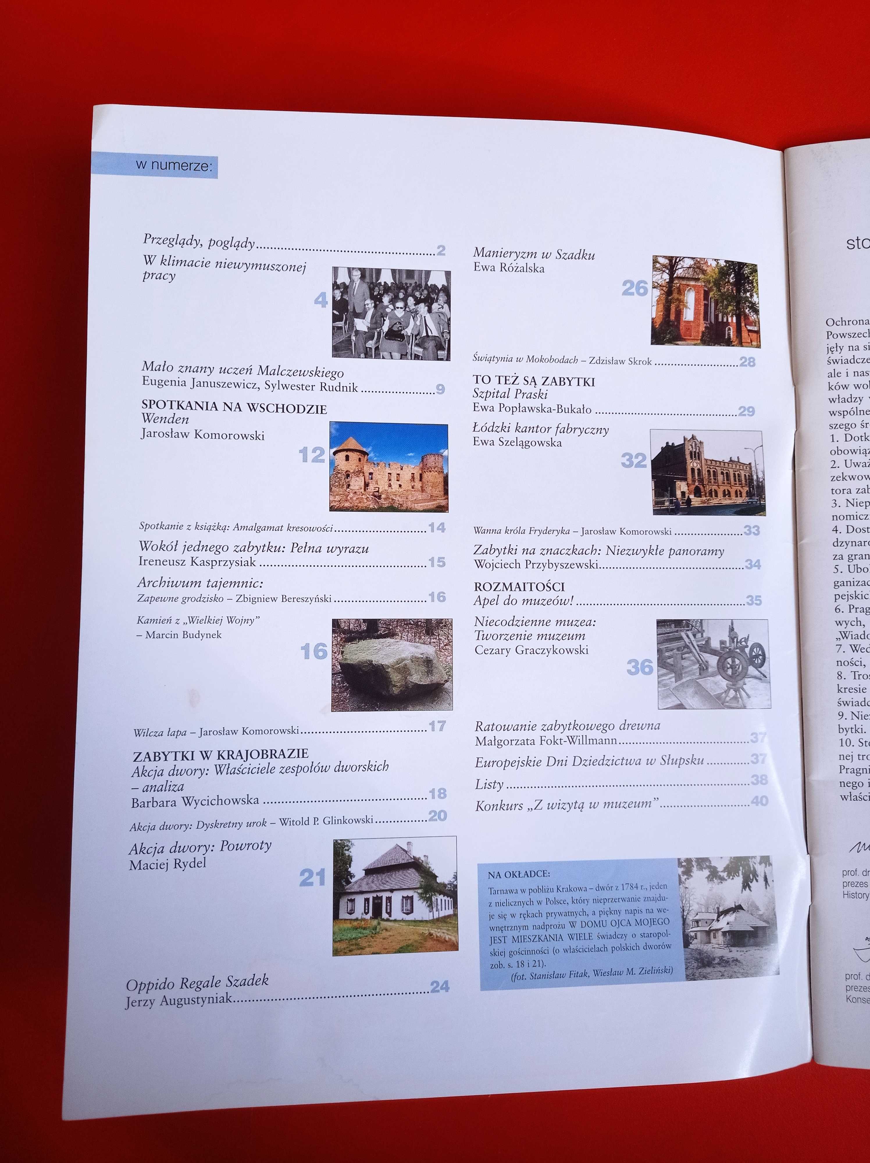 Spotkania z zabytkami, nr 1/2002, styczeń 2002