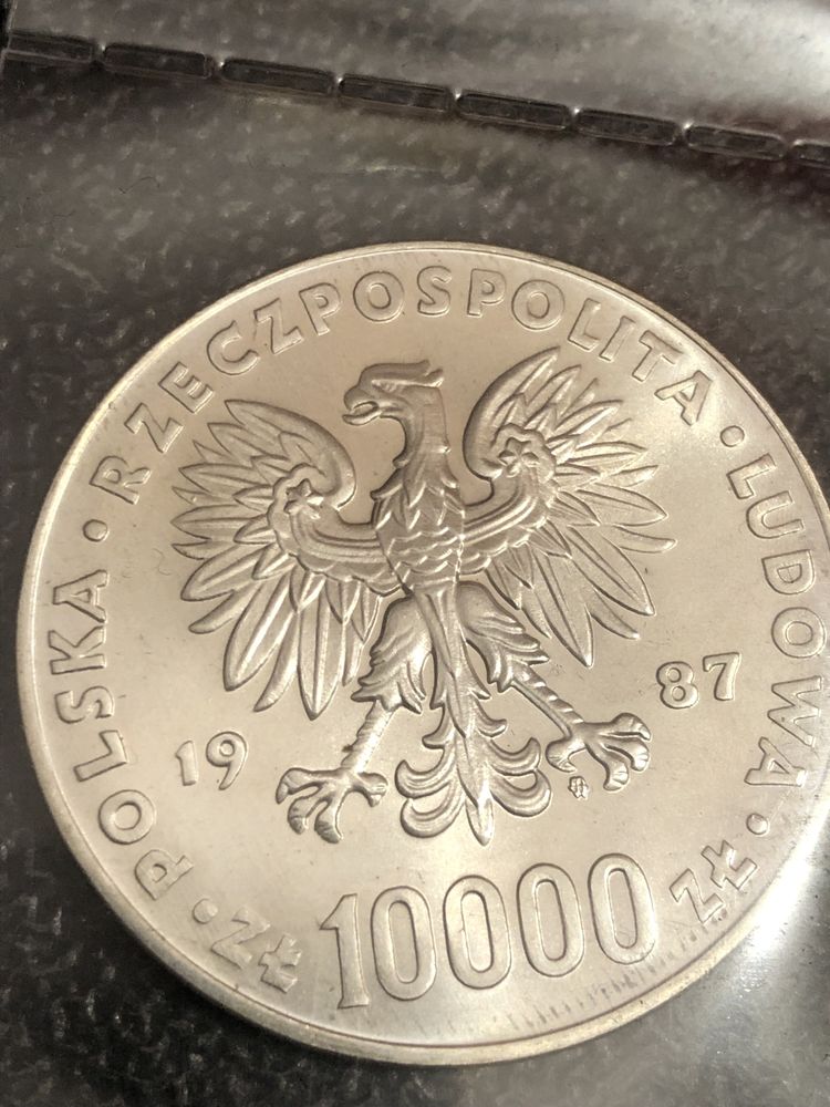 Srebrna moneta 10000 Jan Paweł II